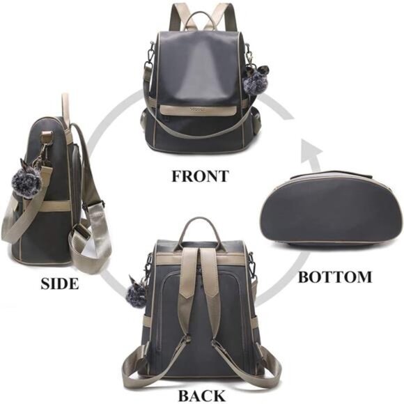 Backpack Purse for Women Anti theft Bookbag Purse Lightweight Shoulder Bag main image 6